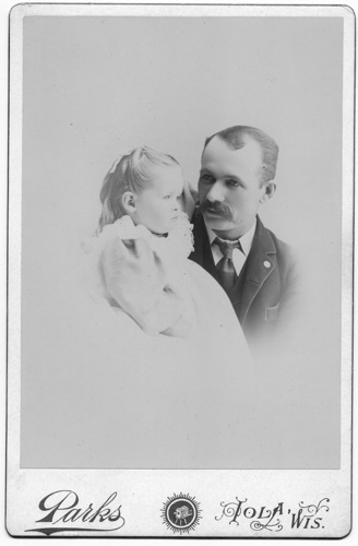 Robert Bestul and his daughter from his first wife Gleora